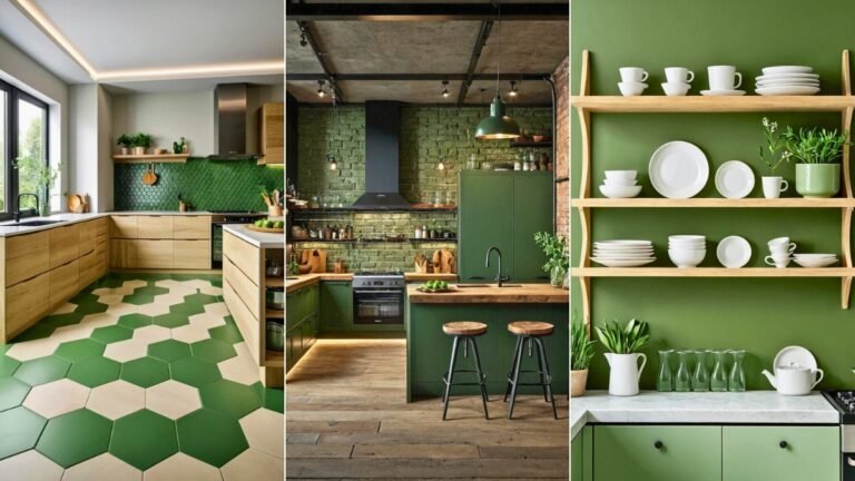 26 Green Kitchen Designs Ideas 2024