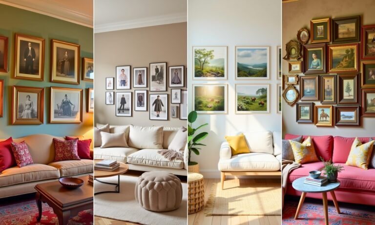 26 Stunning Picture Wall Ideas for Your Living Room