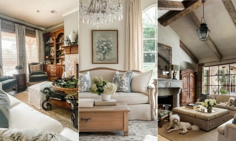 22 Modern French Country Living room